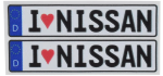Wrap up next Real 3D Licence Plate E.U. Divers